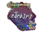 n0rb3r7 (Glitter, Champion) | Rio 2022 image